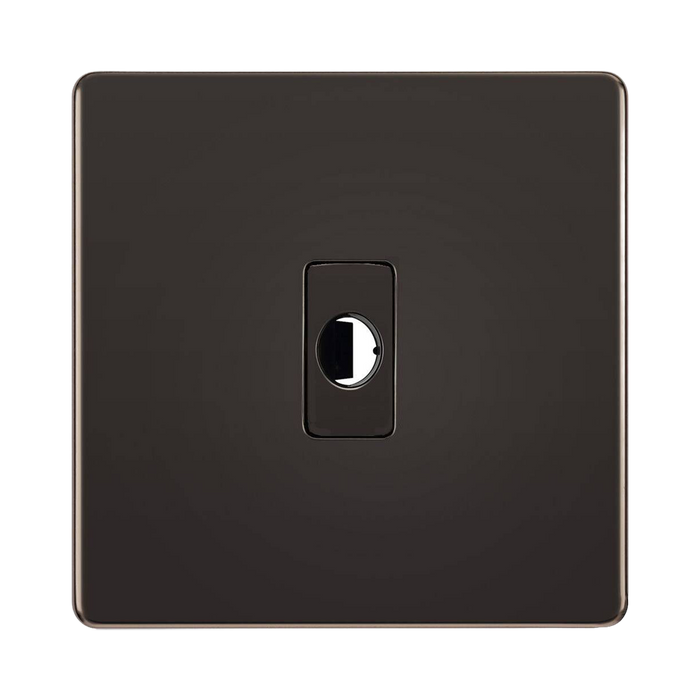 BG Nexus Screwless Black Nickel Flex Outlet FBNFLEX