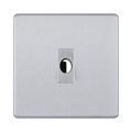 BG Nexus Screwless Brushed Steel Flex Outlet FBSFLEX
