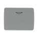 Front view of BG Nexus Screwless Brushed Steel Hotel Key Card Switch