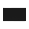 Front view of BG Flatplate Screwless Matt Black Double Blank Plate