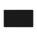 Front view of BG Flatplate Screwless Matt Black Double Blank Plate