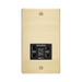 Knightsbridge Flat Plate Brushed Brass Dual Voltage Shaver Socket FP8900BB - product view