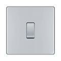 BG Nexus Screwless Polished Chrome 20A Double Pole Switch FPC30