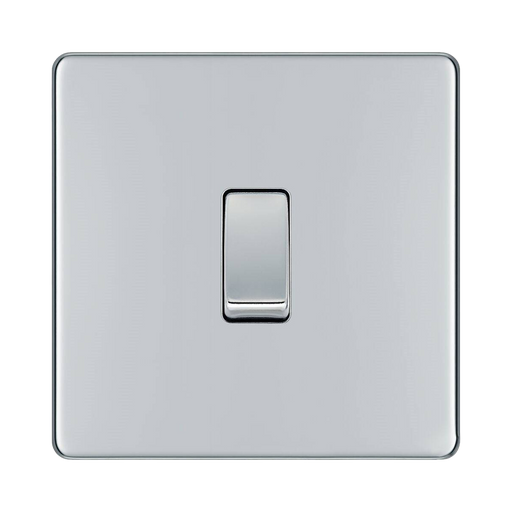 BG Nexus Screwless Polished Chrome 20A Double Pole Switch FPC30