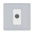 BG Nexus Screwless Polished Chrome Satellite Socket FPC64W