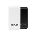 BG Evolve White fridge rocker cap colour range with Evolve White at the front