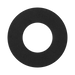 Luceco Ftype Flat Matt Black FTBZFBK- Bezel Only
