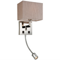 Firstlight Lex 2 Light Wall Light Polished Steel 3459OY