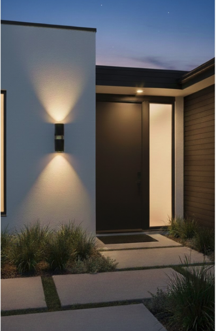 Firstlight Black Hampton Wall Light 6821BK