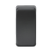 Rectangular anthracite object on a white background