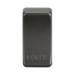 Smoked bronze rectangular object with 'BOILER' engraved on a white background