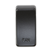 Black rectangular switch with 'FAN' engraving on a white background