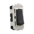 White and black switch on a white background