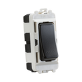 White and black switch on a white background