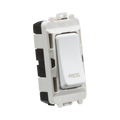 White and black switch on a white background