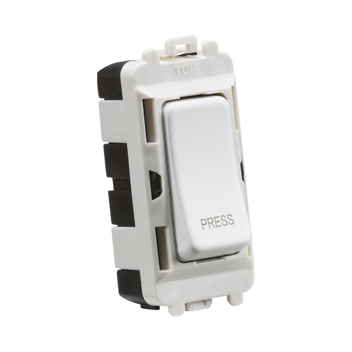 White and black switch on a white background