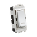 White and black switch on a white background