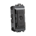 Smoked bronze electrical switch with 'EMG LTC' and 'TEST' labels on a white background