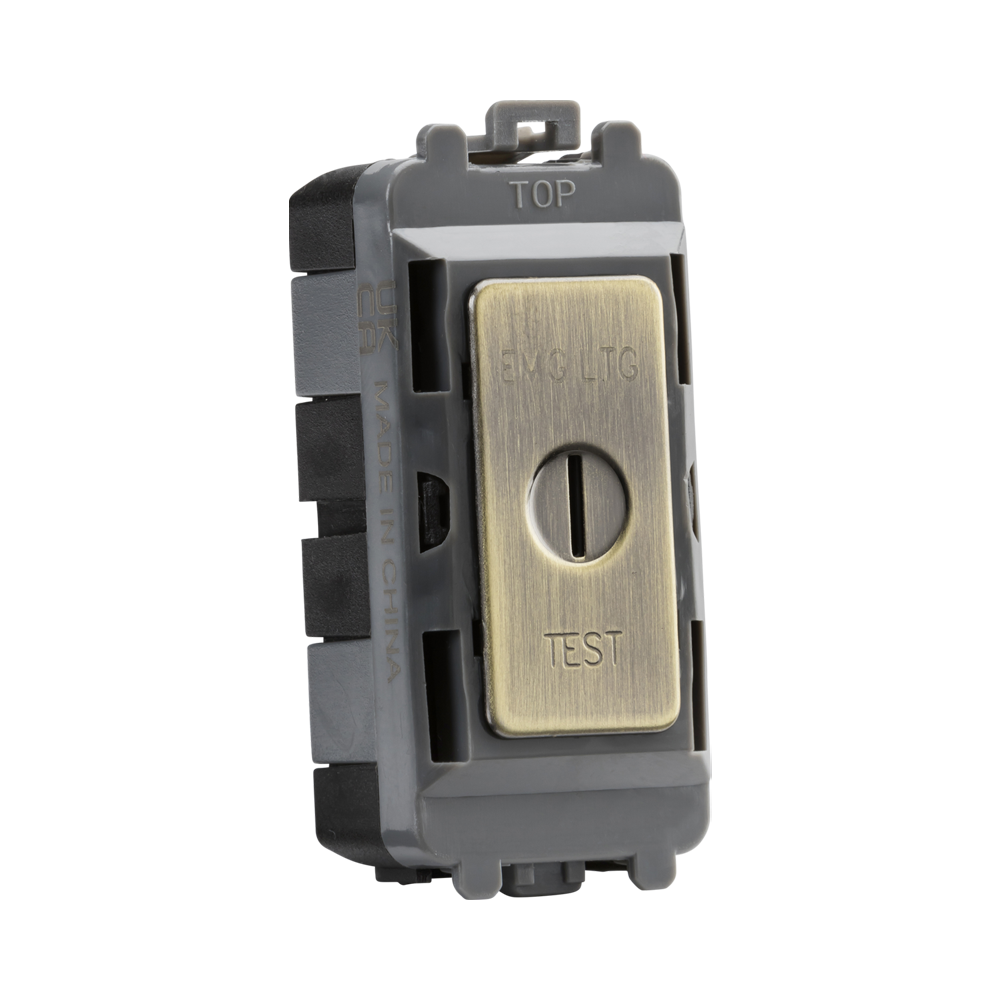 Knightsbridge Antique Brass 20AX DP Key Module (Marked EMG LTG TEST ...