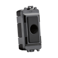 Flex outlet with anthracite plate on a white background