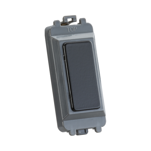 Black electronic device with a black screen on a white background