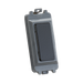 Black electronic device with a black screen on a white background