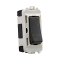 Toggle switch with 'OFF' and 'ON' labels on a white background