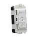 White electrical switch with 'OFF' and 'ON' labels on a white background