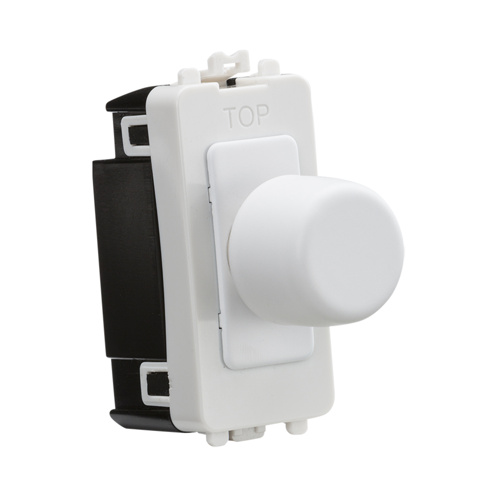 Knightsbridge Matt White 1G 2 way Dummy Dimmer Module GDM022MW | RS ...