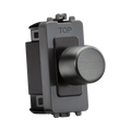 Smoked bronze toggle switch with a knob on a white background