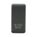 Rectangular anthracite object with 'MICROWAVE' engraving on a white background
