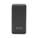 Anthracite oven door handle with 'OVEN' engraving on a white background