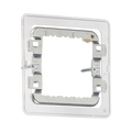 Knightsbridge Screwless 1-2G grid mounting frame GDS001F