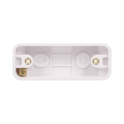 Schneider Lisse White 16mm Architrave Pattress GGBL9116A - product image