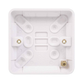 Schneider Lisse White 16mm Single Pattress GGBL9116 - product image