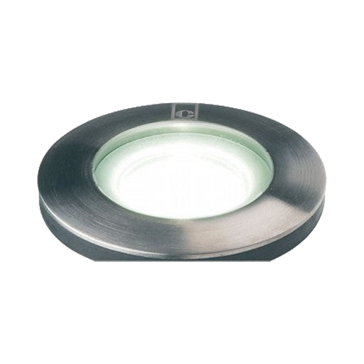 Collingwood Threaded Mini LED Ground Light Stainless Steel, White GL019STW