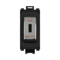 Schneider Ultimate Polished Chrome 20A 2 Way Key Grid Switch Module Emergency Lighting GUG202KELBMS