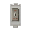 Schneider Ultimate Pearl Nickel 20A 2 Way Key Grid Switch Module Emergency Lighting GUG202KELWPN