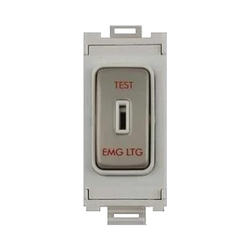 Schneider Ultimate Pearl Nickel 20A 2 Way Key Grid Switch Module Emergency Lighting GUG202KELWPN