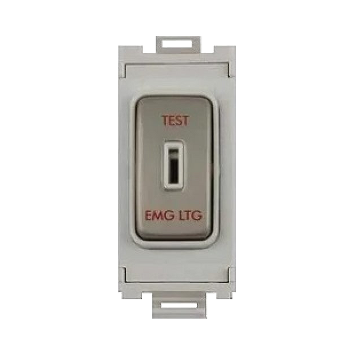 Schneider Ultimate Pearl Nickel 20A 2 Way Key Grid Switch Module Emergency Lighting GUG202KELWPN