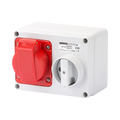 Gewiss Interlocked Switched Socket 16A 3P N & E 415V GW66009
