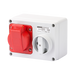 Gewiss Interlocked Switched Socket 16A 3P N & E 415V GW66009