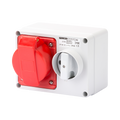 Gewiss Interlocked Switched Socket 32A 3P N & E 415V GW66020