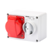 Gewiss Interlocked Switched Socket 32A 3P N & E 415V GW66020