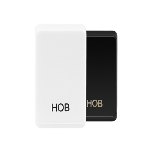 BG Evolve White hob rocker cap colour range with Evolve White at the front