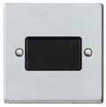 Hamilton Hartland Satin Chrome 1G 10A 3 Pole Fan Isolator Switch 76TPBL-B