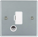 Hamilton Hartland Satin Chrome 1G 13A Flex Outlet Fused Connection Unit 76FOCWH-W