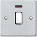 Hamilton Hartland Satin Chrome 1G 20AX Neon Switch 76DPNSC-B