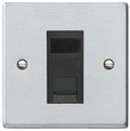 Hamilton Hartland Stainless Steel 1G Unshielded RJ45 Outlet 74J45B