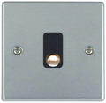Hamilton Hartland Satin Chrome 20A Cable Outlet 76COB